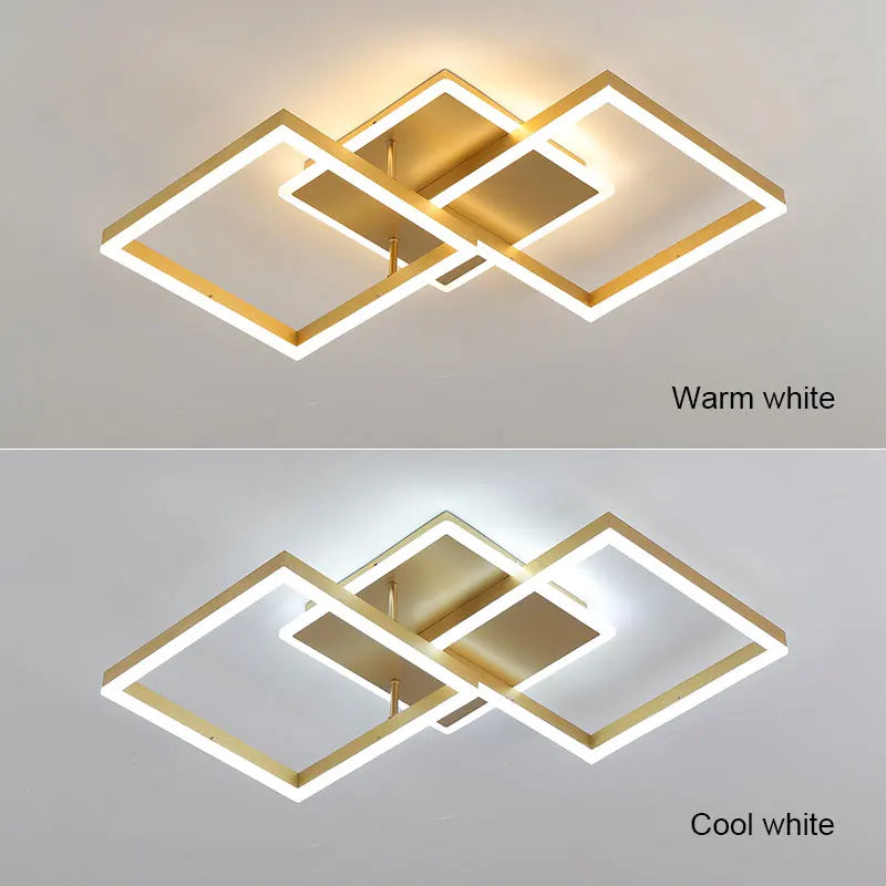 Lustre LED Chandeliers - Modern Chandelier Ceiling Lights for Hallway, Aisle, Corridor, Living Room, Bedroom, Dining Room