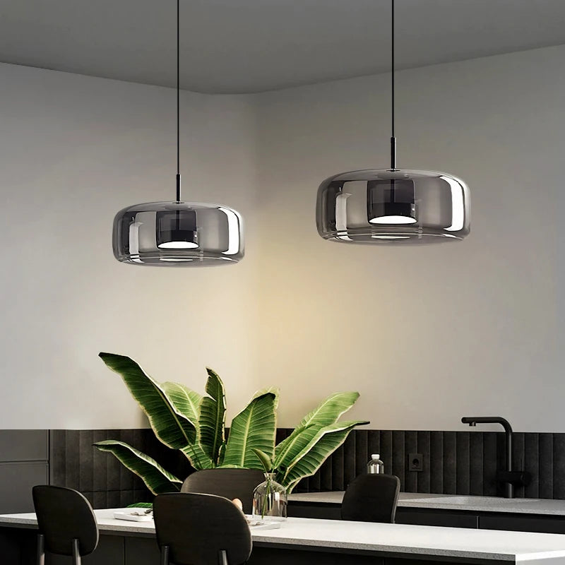 Modern Glass Pendant Lamp: Contemporary Elegance for Your Space