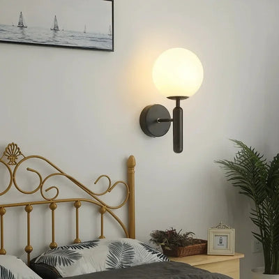 Nordic Simple Gold Glass Iron Wall Lights: Illuminate Your Space with Elegance