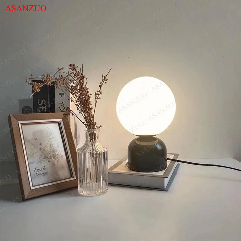 Nordic Glass Ball Table Lamp: A Touch of Luxury for Your Bedroom Decor