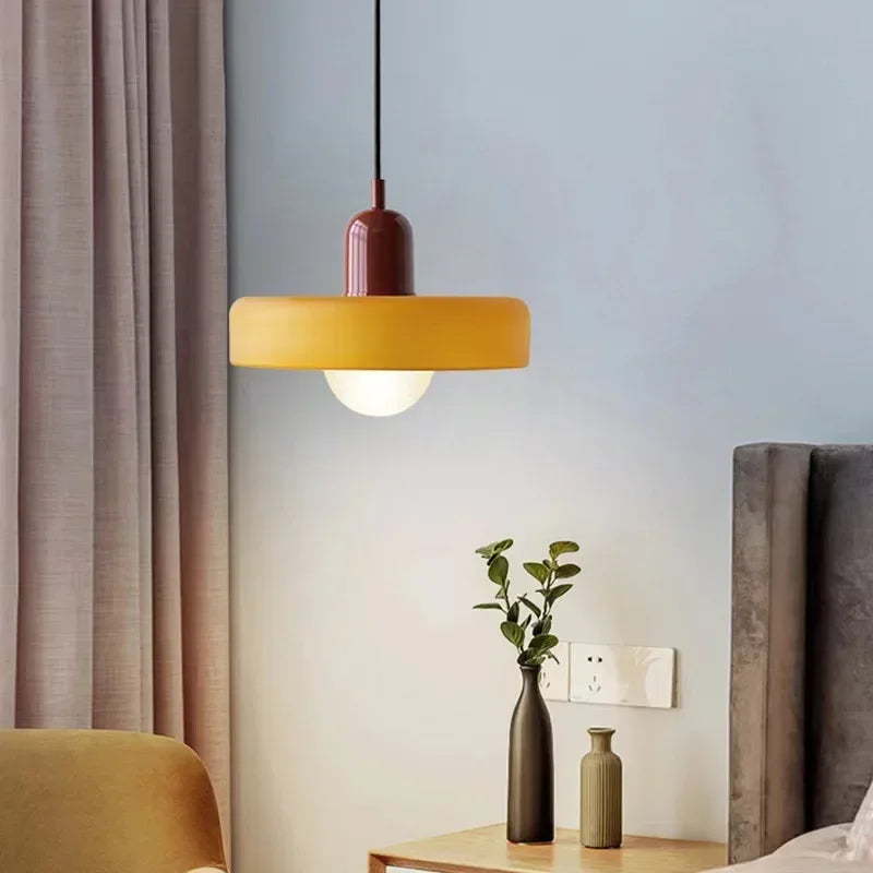 Nordic Glass Pendant Light: Elevate Your Space with Colorful Elegance