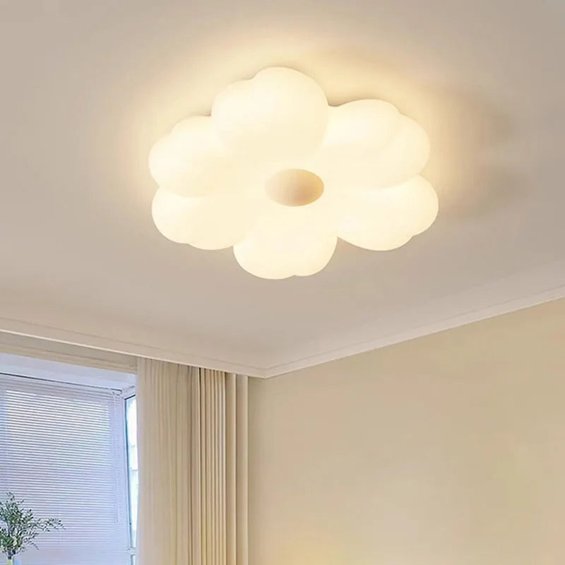 Modern LED Ceiling Light - Minimalist PVC White Cloud Lamp