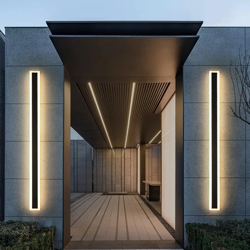 Outdoor Waterproof IP65 Wall Lamp: Modern Minimalist Design