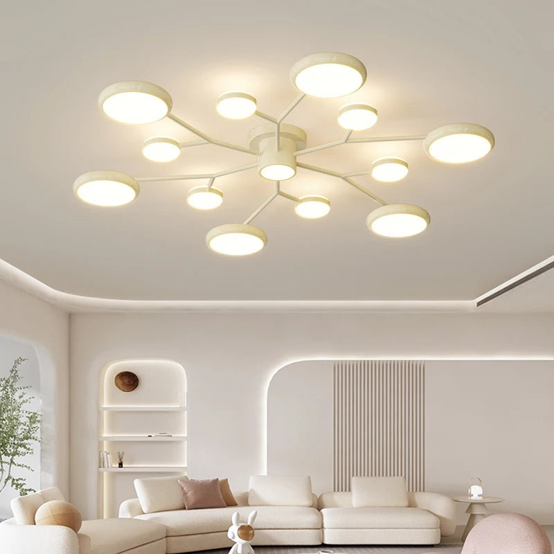 Modern LED Chandelier Lights for Home Decor - Hanging Ceiling Lamp for Study, Kitchen, Indoor Lighting Fixture