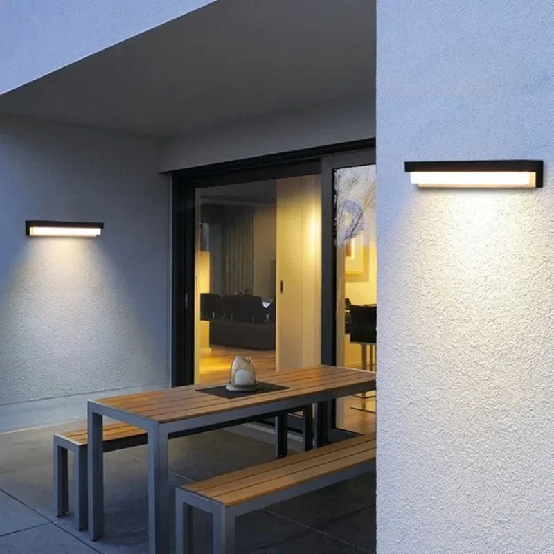 Solar LED Wall Light - IP65 Waterproof Outdoor Lamp with Motion Sensor