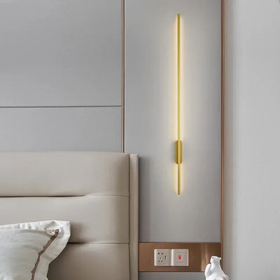 Modern Straight Line LED Wall Lights | Bedroom Living Room Kitchen Fixtures