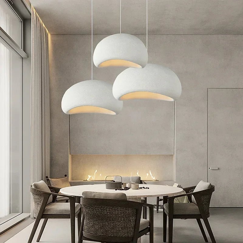 Modern Wabi Sabi LED Pendant Lights for Elegant Living Spaces