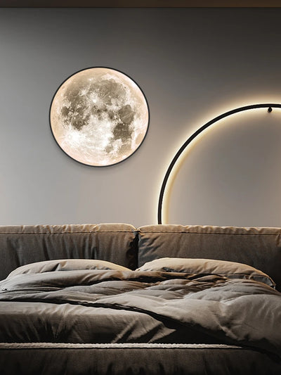 Modern Moon LED Wall Lamp Indoor Lighting Luminaire