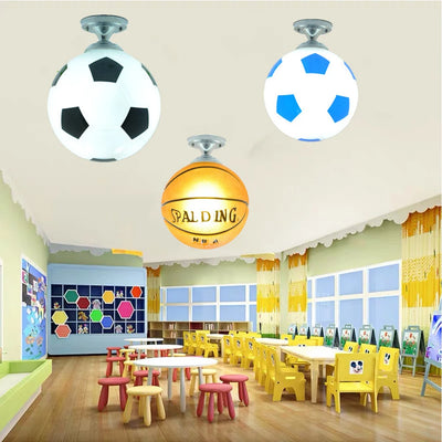 Soccer Ball LED Ceiling Lights: Illuminate Your Boy's Bedroom with Sports Spirit