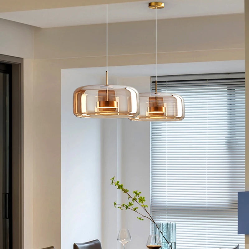 Modern Glass Pendant Lamp: Contemporary Elegance for Your Space