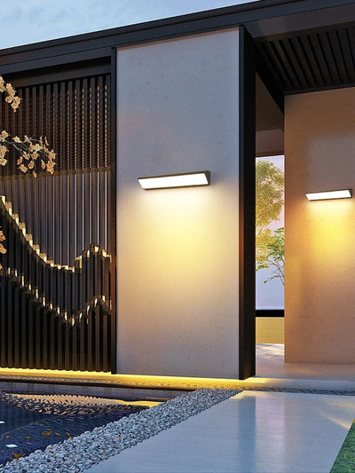 LED Waterproof Wall Lamp - IP65 Outdoor Long Strip Exterior Line Light