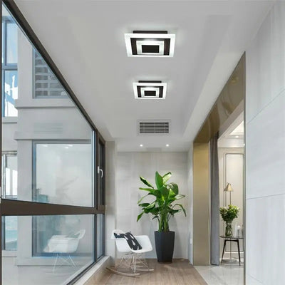 Modern LED Ceiling Light - Stylish Illumination for Corridor, Bathroom, Living Room