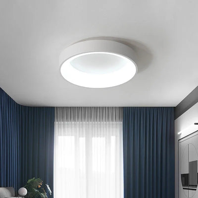 Modern LED Ceiling Lights - Remote Controlled Circle Chandeliers Lamp for Bedroom and Living Room