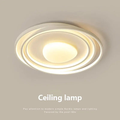 Modern LED Ceiling Lamp - Creamy Wind Home Decor Lighting Fixture