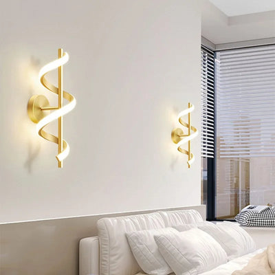 Contemporary LED Wall Lamp - Sleek Nordic Design for Bedroom, Living Room, and More