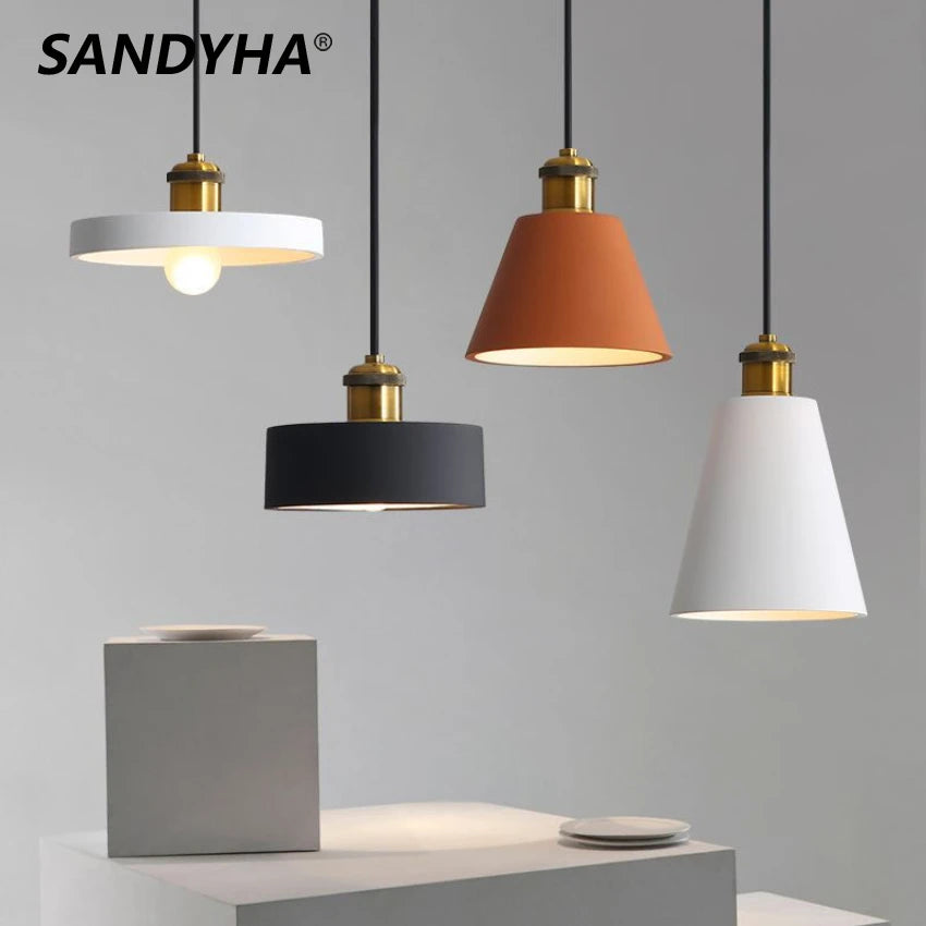 SANDYHA Nordic Industrial Style Pendant Light