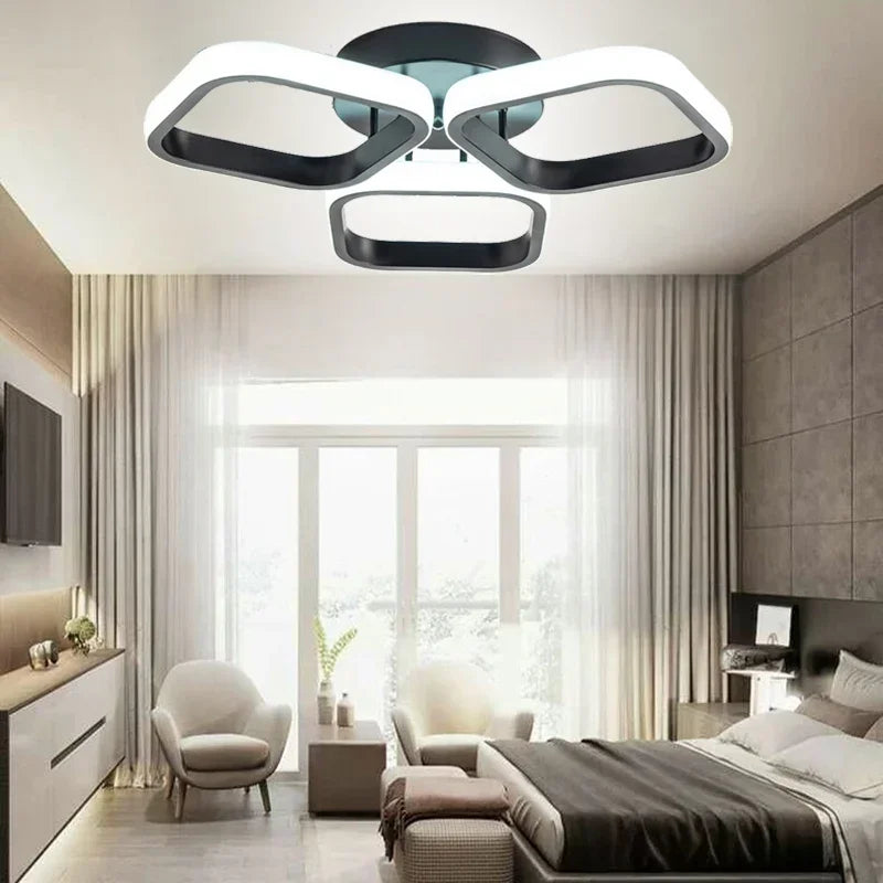 LED Ceiling Light Modern 3 Rings - Stylish Illumination for Every Space