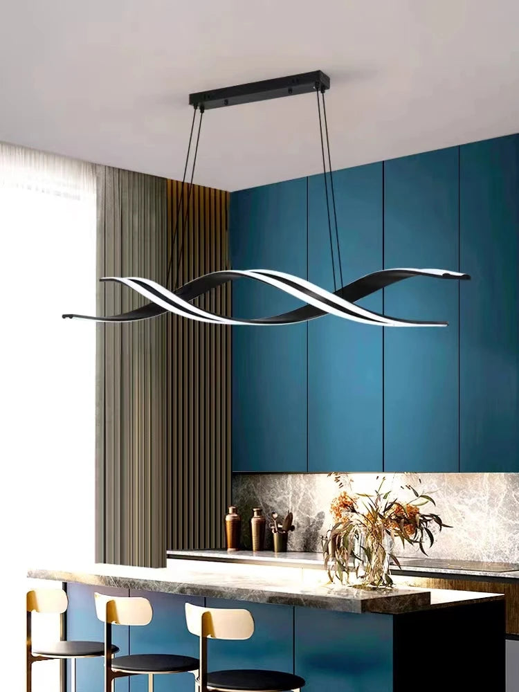 Minimalist LED Chandelier: Modern Elegance for Your Dining Room