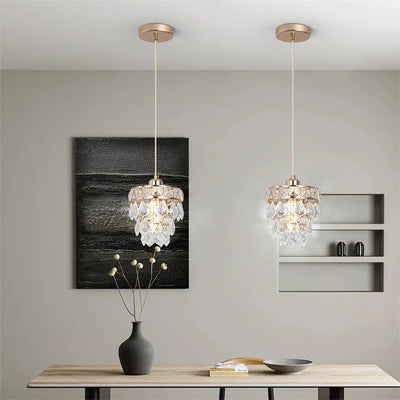 Elegant Nordic Crystal Chandelier - Modern Ceiling Light Fixture for Stylish Interior Decor