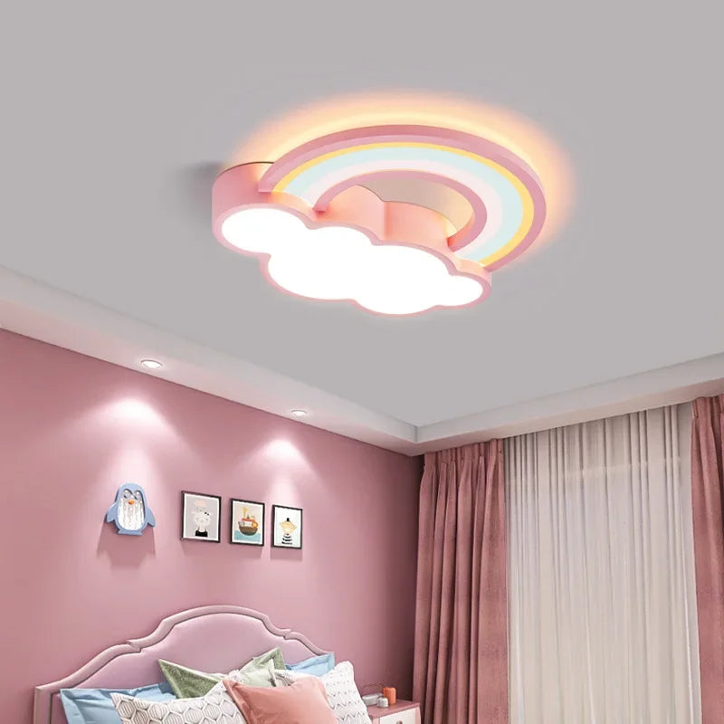 Cartoon Children's Room Ceiling Light - Modern Minimalist LED Bedroom Light Fixtures