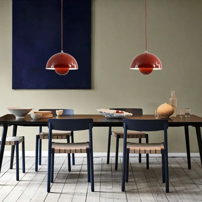 Nordic Semicircular Pendant Light - Modern LED Ceiling Lamp for Restaurants, Living Rooms, Bars