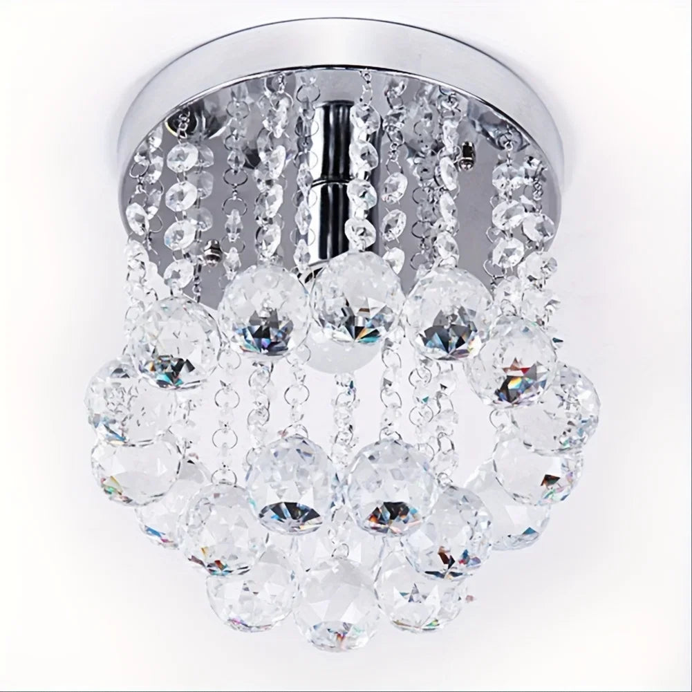 Crystal Ceiling Light Chandelier - Luxury Lighting Fixture for Living Room, Dining Hallway, and Bedroom