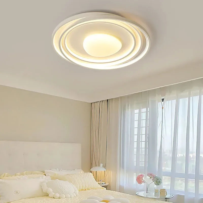 Modern LED Ceiling Lamp - Creamy Wind Home Decor Lighting Fixture