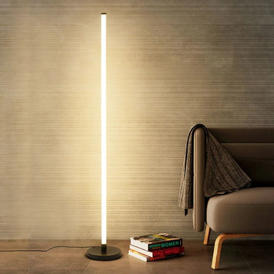 Modern LED Floor Lamp - Long Strip Vertical Lighting for Bedroom, Living Room, and Study