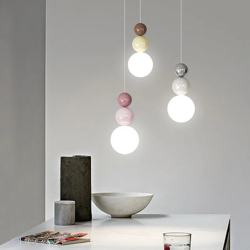 Nordic Pendant Light: Modern LED Illumination for Versatile Spaces