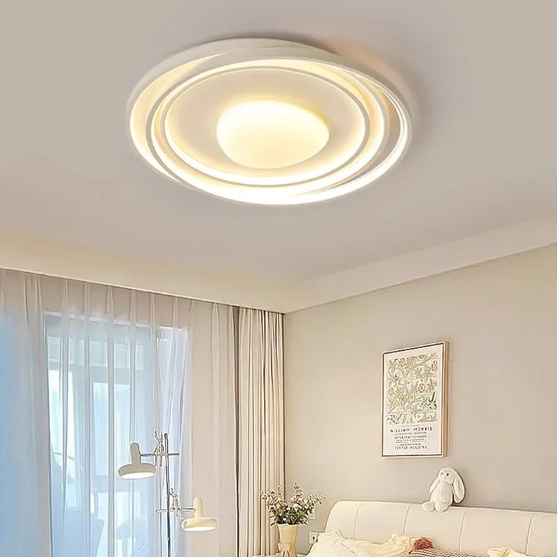 Modern LED Ceiling Lamp - Creamy Wind Home Decor Lighting Fixture