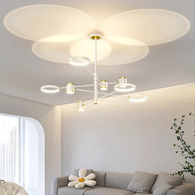 Modern LED Chandelier Light - Crystal Lamp Luminaria for Bedroom, Kitchen, Living and Dining Room