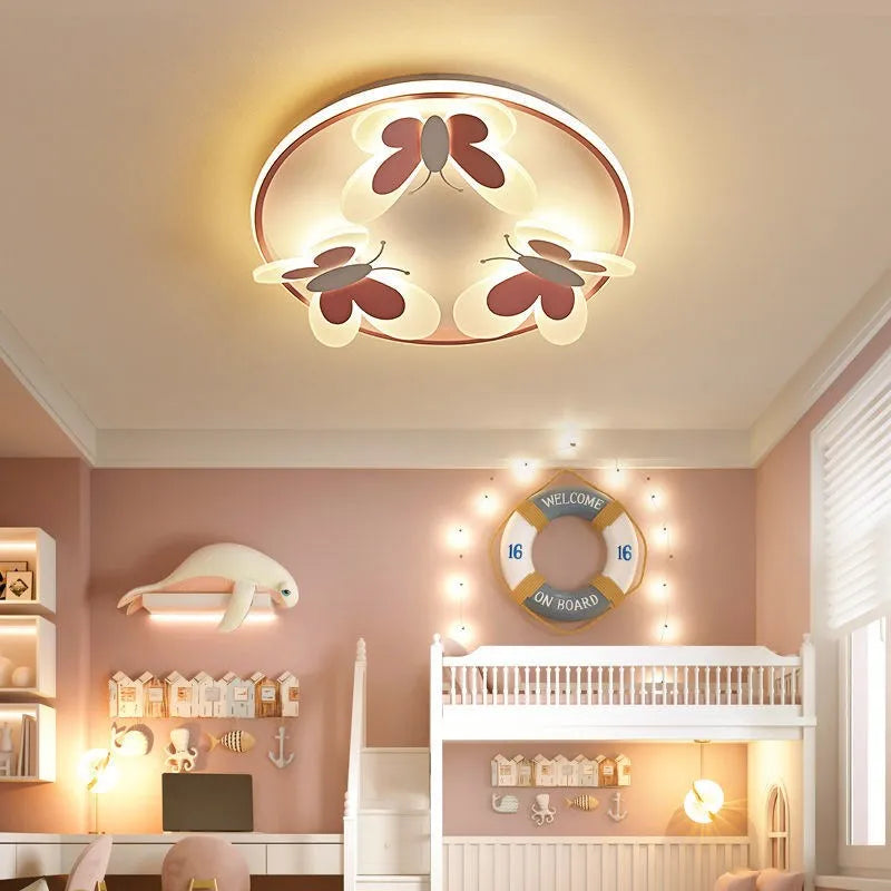 Kids Ceiling Lamp Butterfly Decorative