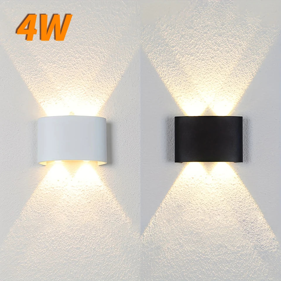 Modern LED Wall Lamp | Waterproof Exterior and Interior Lighting