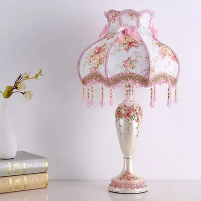 Elegant European Ceramic Table Lamp - Perfect for Bedroom and Wedding Décor with a Touch of Warmth