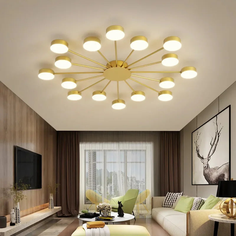 Nordic LED Ceiling Indoor Lighting Home Lamps - Modern Chandelier Lights