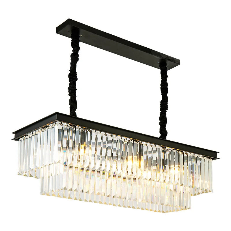 Contemporary Crystal Ceiling Chandelier - Nordic Elegance for Luxurious Living Spaces