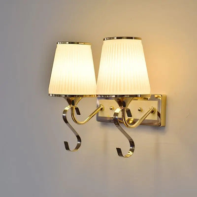 Modern LED Wall Lamp with Glass Lampshade | Wall Sconces