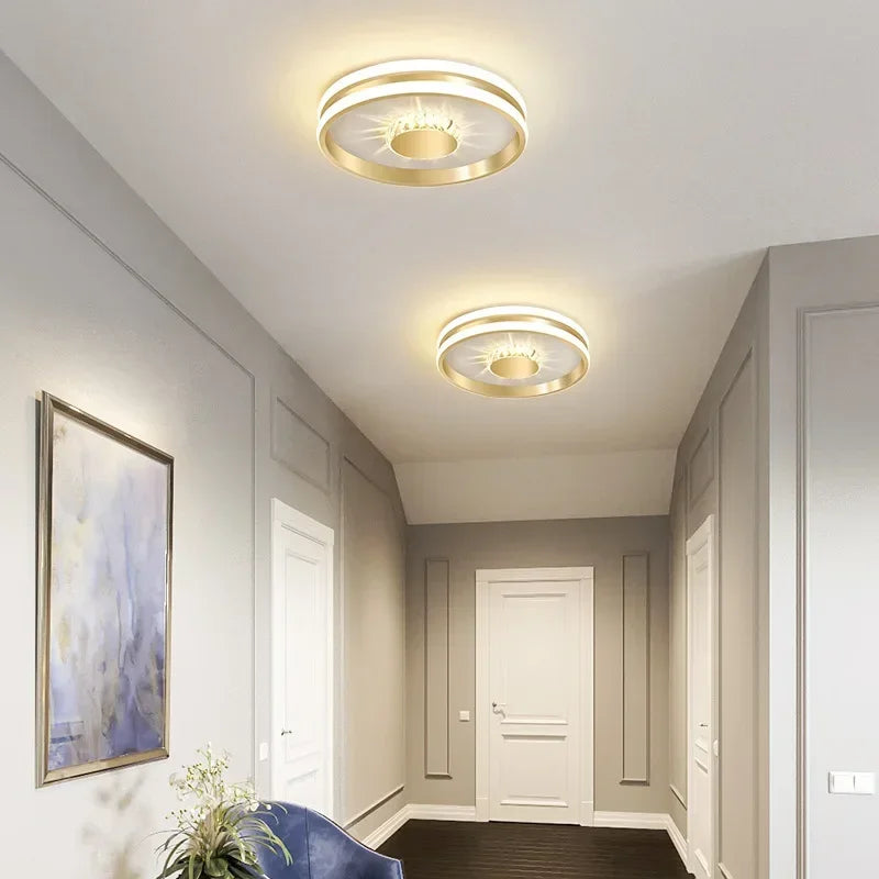 Modern Aisle LED Ceiling Light - Luxurious Indoor Lighting Fixture for Bedroom, Bathroom, Corridor, Balcony