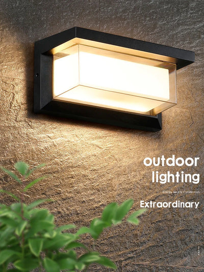 Motion Sensor Outdoor Wall Light 20W Waterproof LED Wall Lamp