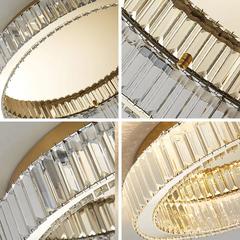 Royal Modern Simple Crystal Ceiling Chandelier: Elevate Your Space