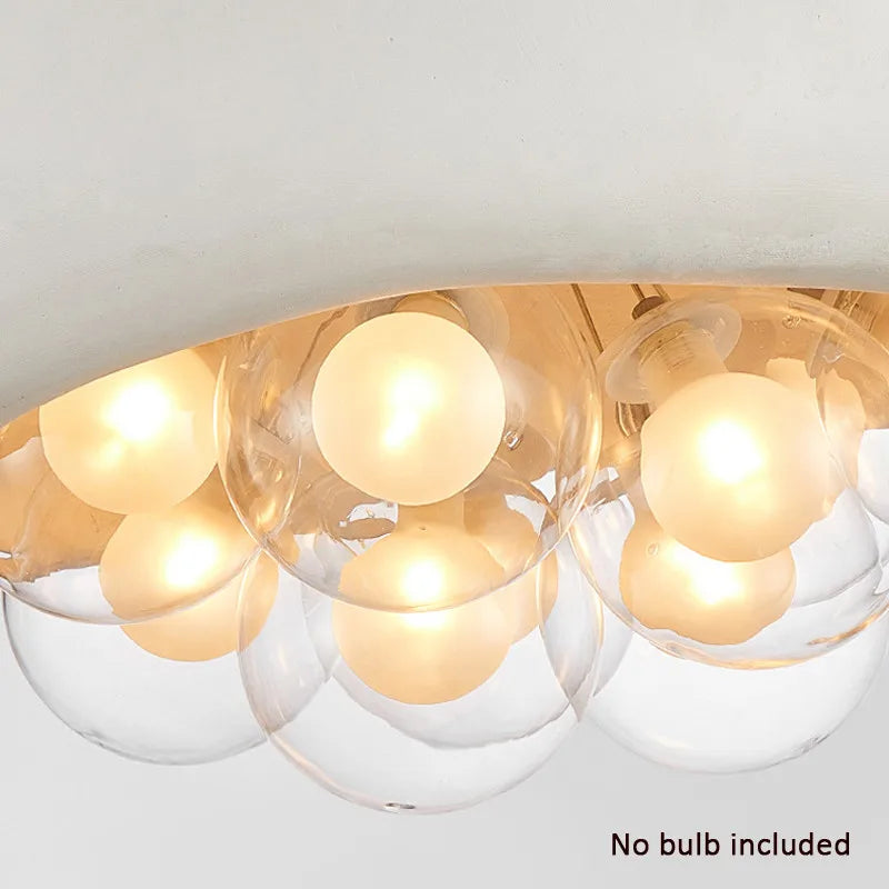 Wabi Sabi Resin Pendant Light - Minimalist Bubble Design for Kitchen Island and Home Decor