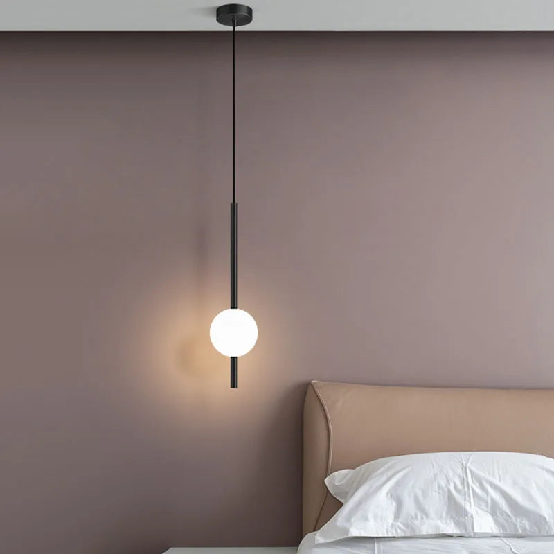 Nordic Bedside Pendant Lights for Bedroom - LED Lighting Fixture