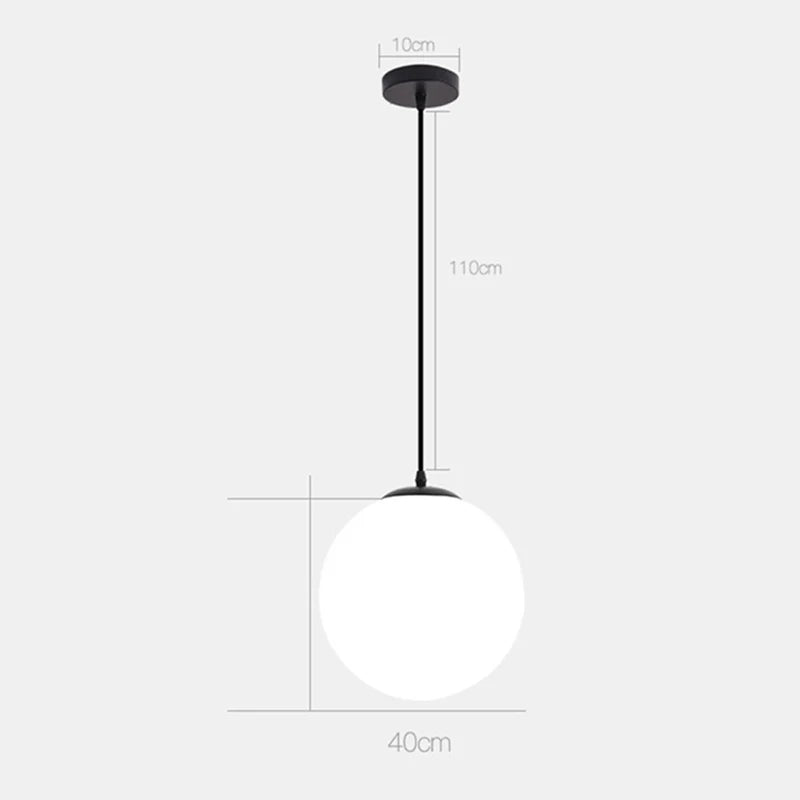 Glass Ball Pendant Lights: Simple and Elegant Illumination