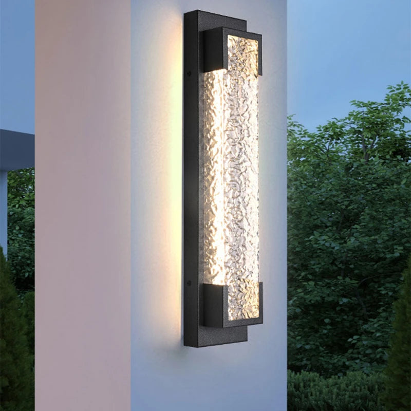 Dimmable LED Porch Wall Sconce – Outdoor Stainless Steel Garden Light