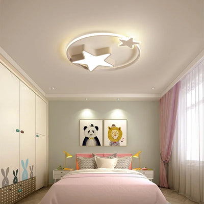 Children's Room Cartoon Star Ceiling Lamp