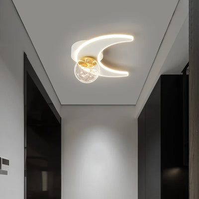 Modern LED Ceiling Lamp - Geometric Shape Hanging Chandelier for Living, Dining Room, Bedroom, Hallway, Balcony