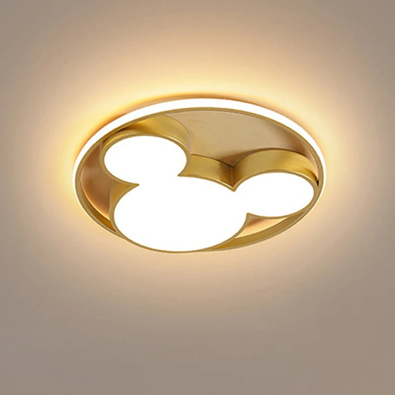 Mickey Mouse LED Cartoon Ceiling Light - Modern Children's Room Decor