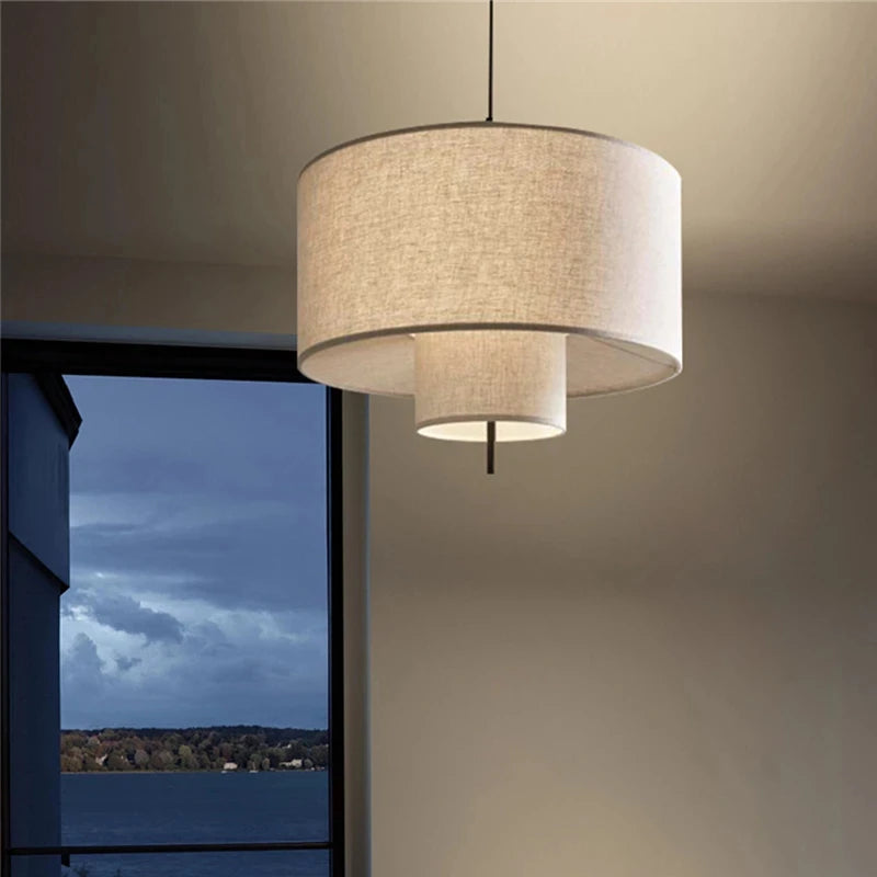 Italian Vintage Fabric Pendant Light: Add Timeless Charm to Your Space