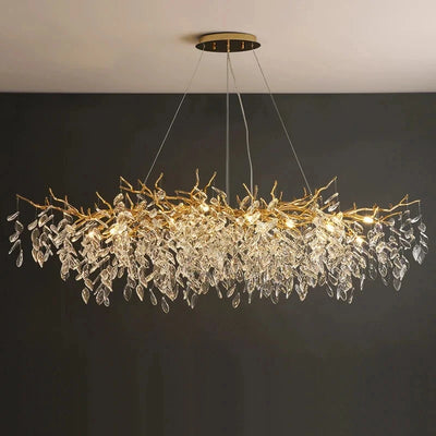 Luxury Gold Crystal LED Chandeliers: Elevate Your Living Spaces with Elegance