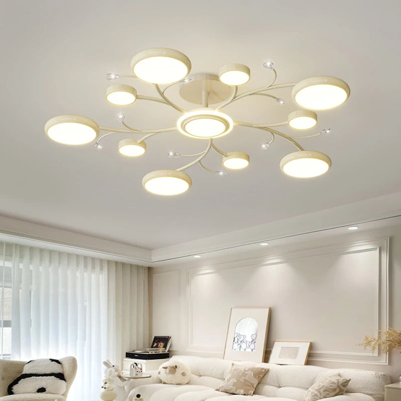 Modern LED Chandelier Lights for Home Decor - Hanging Ceiling Lamp for Study, Kitchen, Indoor Lighting Fixture